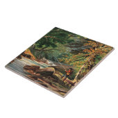 Vermont Scenery, The Trout Stream, タイル (側面)