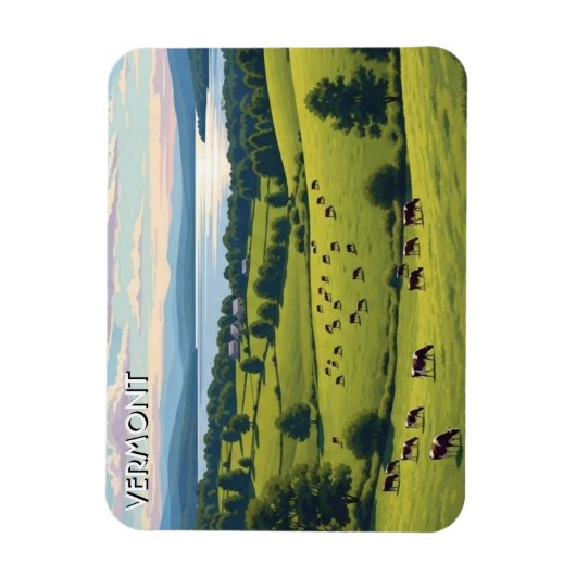 Vermont Shelburne Farms Travel マグネット (縦)