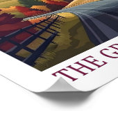 Vermont the Green Mountains State USA Travel Place ポスター (角)