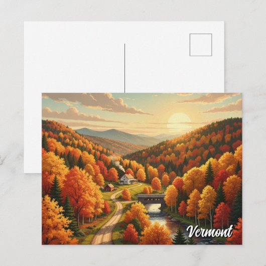Vermont Travel ポストカード (正面/裏面)