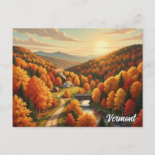 Vermont Travel ポストカード (正面)