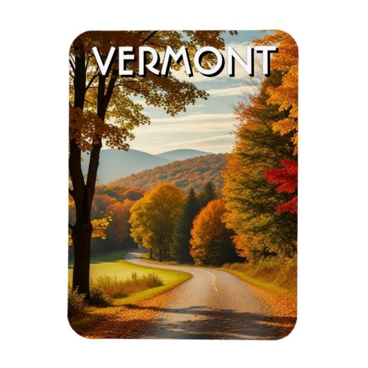 Vermont Travel マグネット (縦)