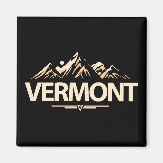 Vermont United States of America マグネット (正面)