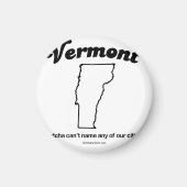 VERMONT - "VERMONT州モットー" Tシャツとギア マグネット (正面)