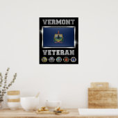 Vermont Veteran poster ポスター (キッチン)