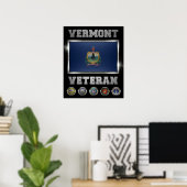 Vermont Veteran poster ポスター (ホームオフィス)