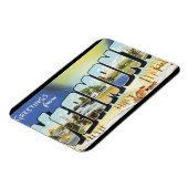 Vermont_Vintage旅行ポスターからの挨拶 マグネット (左側)