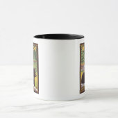 VermontBlack Bear in Forest マグカップ (中央)