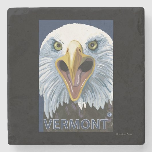 VermontEagleの終わり ストーンコースター (正面)