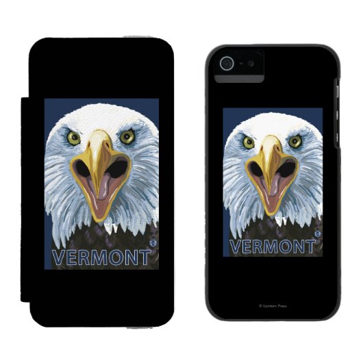 VermontEagleの終わり Incipio iPhoneウォレットケース (並び)