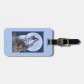 VermontHowlingのオオカミ ラゲッジタグ (正面横)