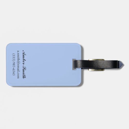 VermontHowlingのオオカミ ラゲッジタグ (裏面横)