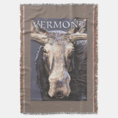 VermontMooseの終わり スローブランケット (正面縦)