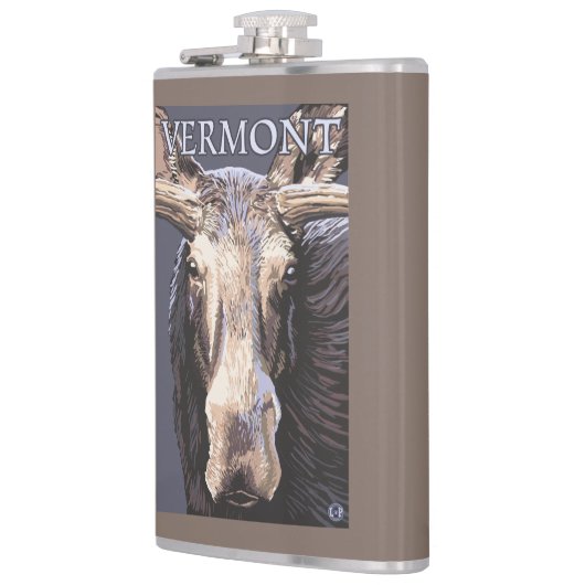 VermontMooseの終わり フラスク (左)