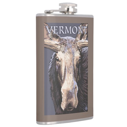 VermontMooseの終わり フラスク (右)
