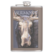 VermontMooseの終わり フラスク (正面)