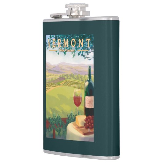 VermontWineの国場面 フラスク (左)