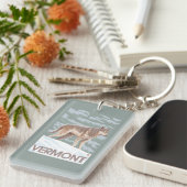 VermontWolf場面 キーホルダー (正面右)