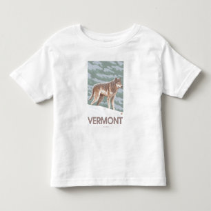 VermontWolf場面 トドラーTシャツ