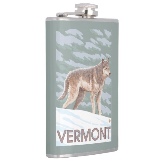 VermontWolf場面 フラスク (右)