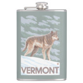 VermontWolf場面 フラスク (正面)