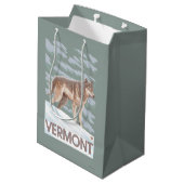 VermontWolf場面 ミディアムペーパーバッグ (裏面アングル)