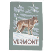 VermontWolf場面 ミディアムペーパーバッグ (裏面)