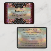 Vermotheの花弁2.5"真珠のプロフェッショナル 名刺 (正面/裏面)