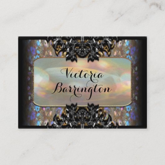 Vermothe Sombey 3.5"真珠のプロフェッショナル 名刺 (正面)