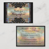 Vermothe Sombey 3.5"真珠のプロフェッショナル 名刺 (正面/裏面)