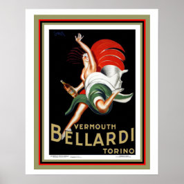 Vermouth Bellardi Torino 16 x 20ポスター ポスター