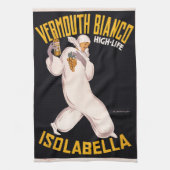 Vermouth Bianco、ハイライフ、Isolabella キッチンタオル (縦)