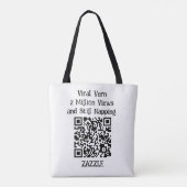 Vern the Prince of a  Lamb Riding Shotgun  トートバッグ (裏面)