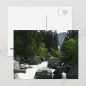 Vernal滝インザディスタンスYosemite ポストカード (正面/裏面)