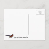 Vernal滝インザディスタンスYosemite ポストカード (裏面)