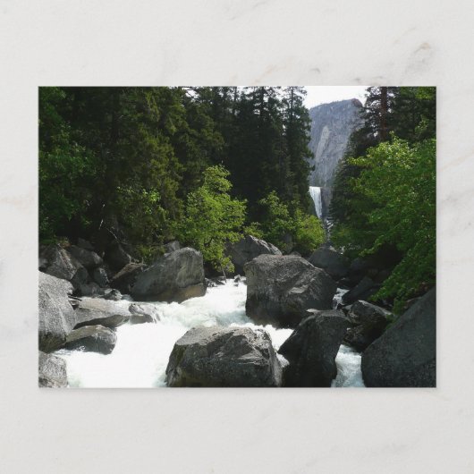 Vernal滝インザディスタンスYosemite ポストカード (正面)