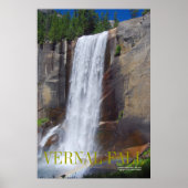 VERNAL FALL, Yosemite National Park ... ポスター (正面)