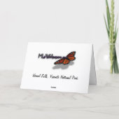 Vernal Falls I in Yosemite National Park サンキューカード (裏面)