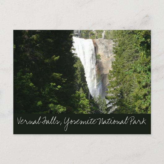 Vernal Falls II in Yosemite National Park ポストカード (正面)