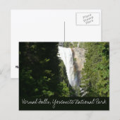 Vernal Falls II in Yosemite National Park ポストカード (正面/裏面)