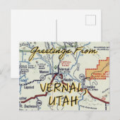 Vernal Utah Postcard ポストカード (正面/裏面)