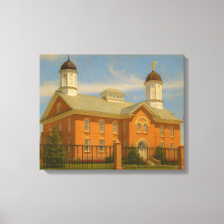 Vernal Utah Temple 絵を描's™ LDS Wall Art Canvas キャンバスプリント