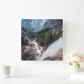 Vernallの秋および霧の道 スクエア壁時計 (ホーム)