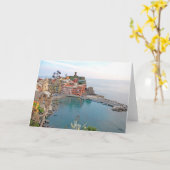 Vernazaグリーティングカード カード (黄色い花)