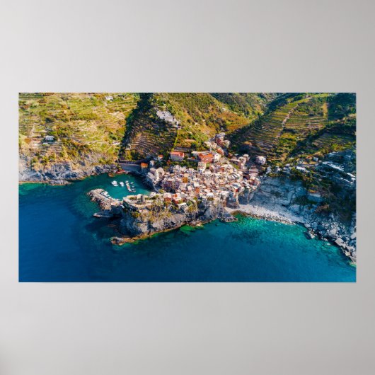 VERNAZZA,イタリア – 沿岸のシーン ポスター (正面)