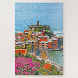 VERNAZZA - Cinque Terre – パノラマ – Liguria - ジグソーパズル