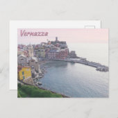 Vernazza, Cinque Terre.Postcard ポストカード (正面/裏面)