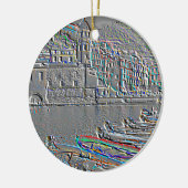 Vernazza, Cinque Terre, Zentrum am Hafen, Relief, セラミックオーナメント (左)