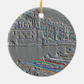 Vernazza, Cinque Terre, Zentrum am Hafen, Relief, セラミックオーナメント (裏面)