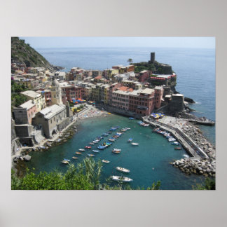 Vernazza from above ポスター